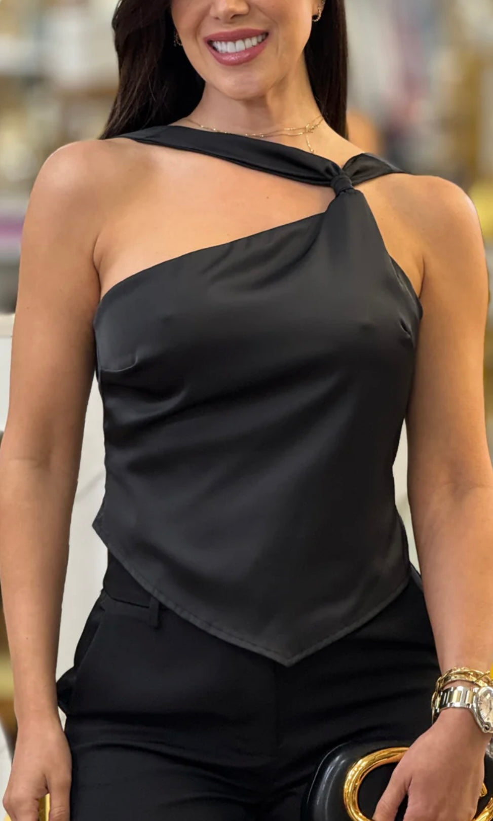 Nadia Satin Top