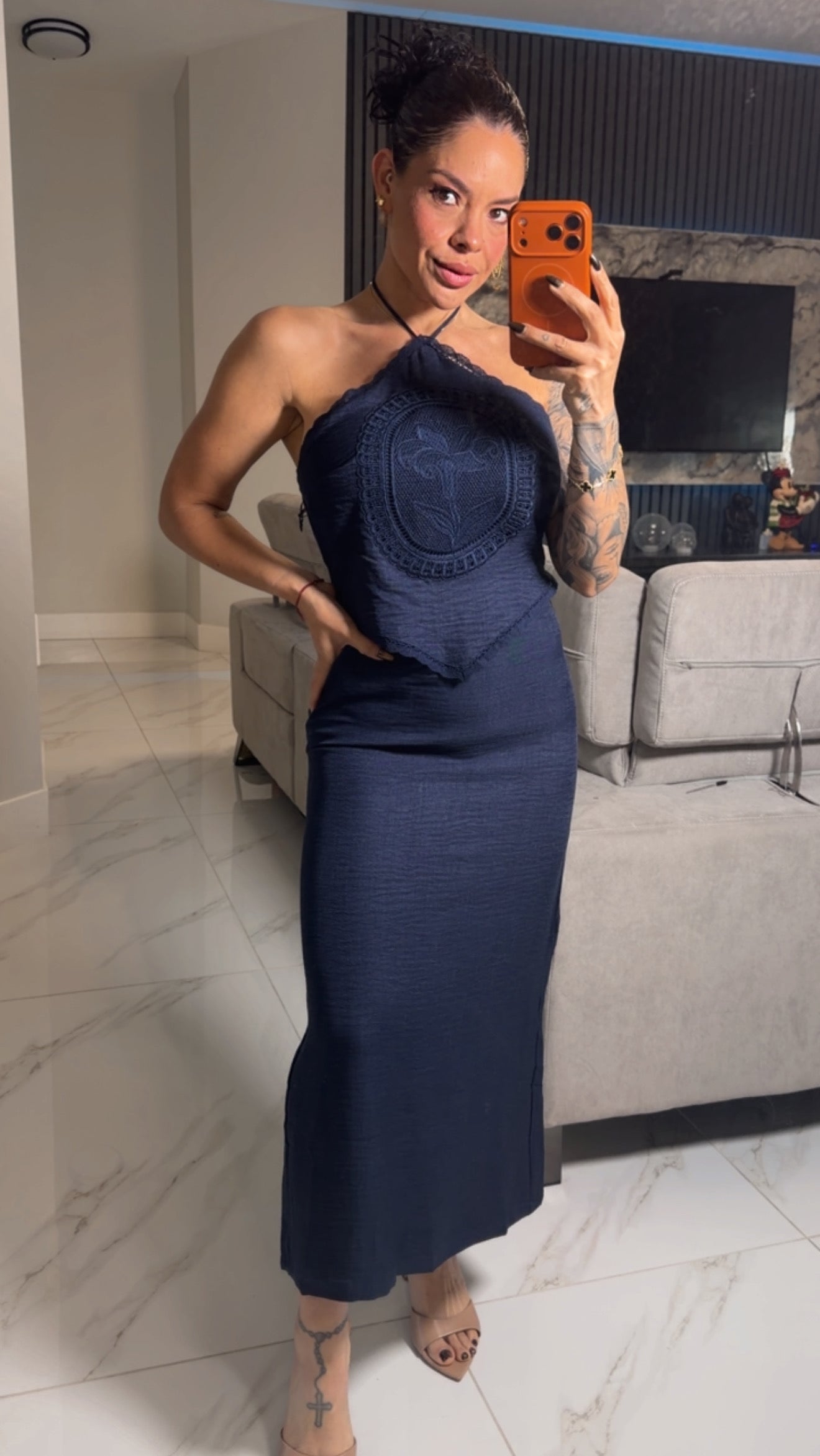 Milka midi dress