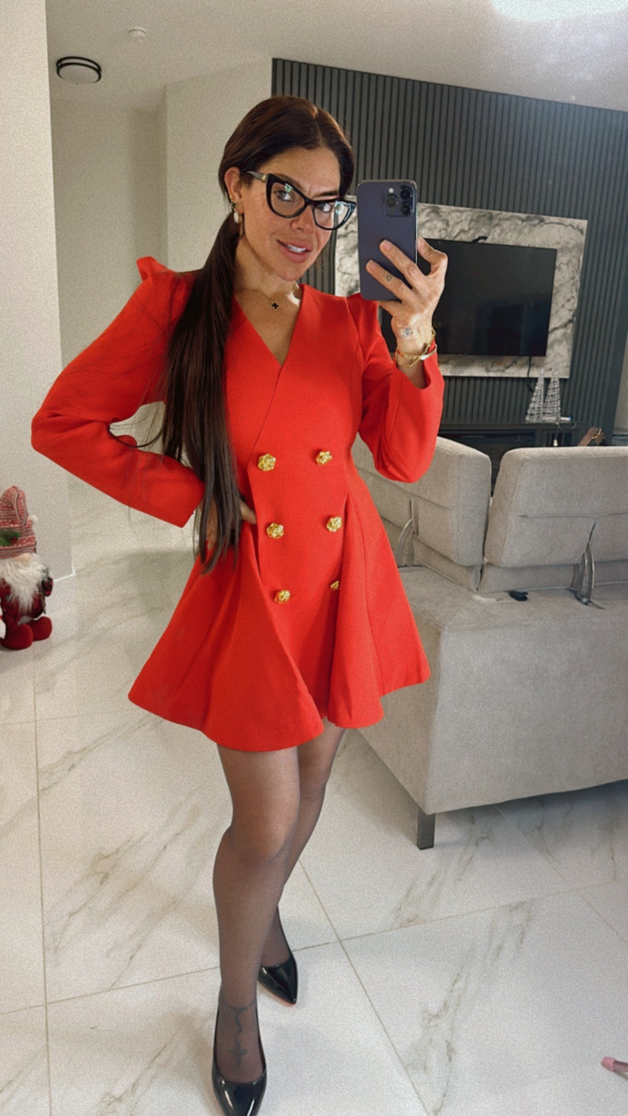 Red mini Dress