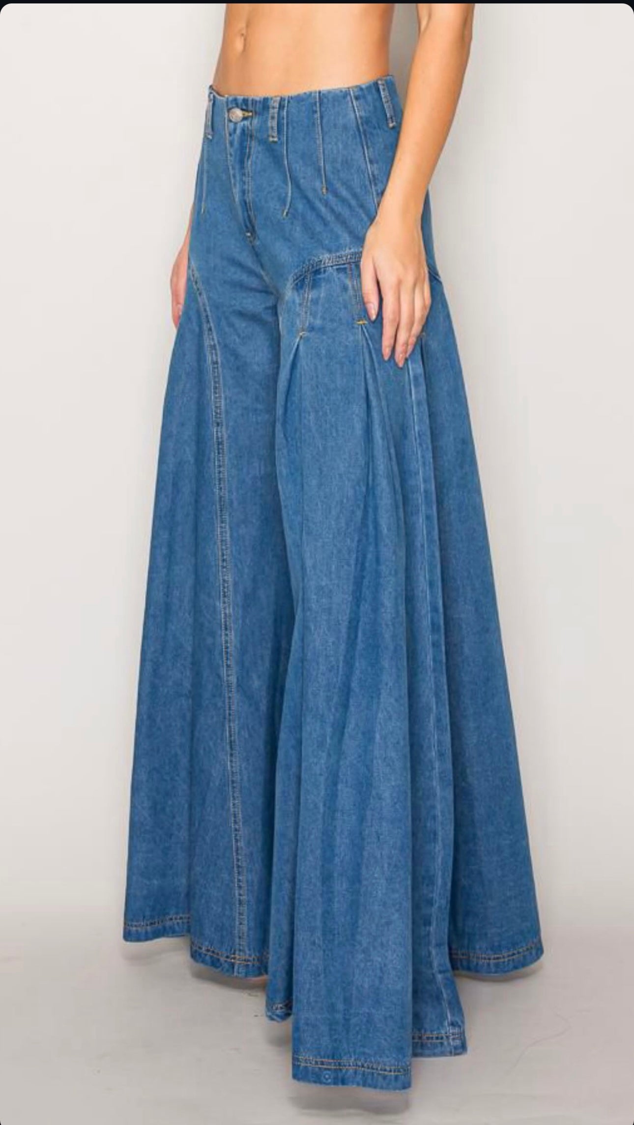 Flare denim jeans
