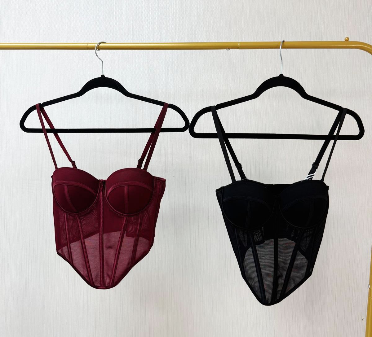 Burgundy Corset