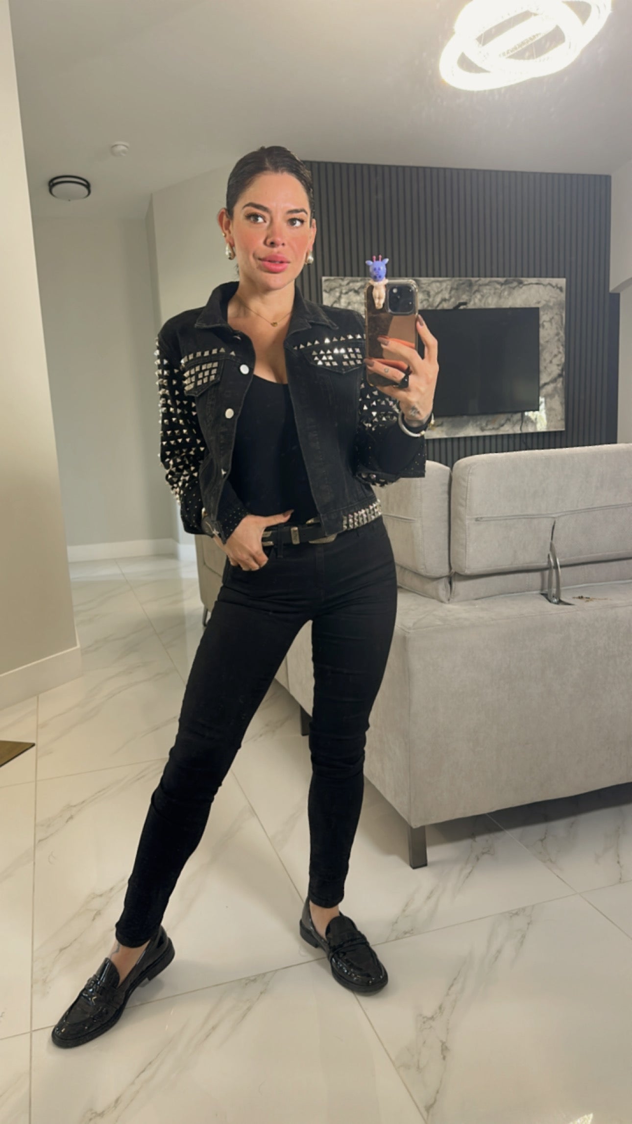 Black Studded Jacket