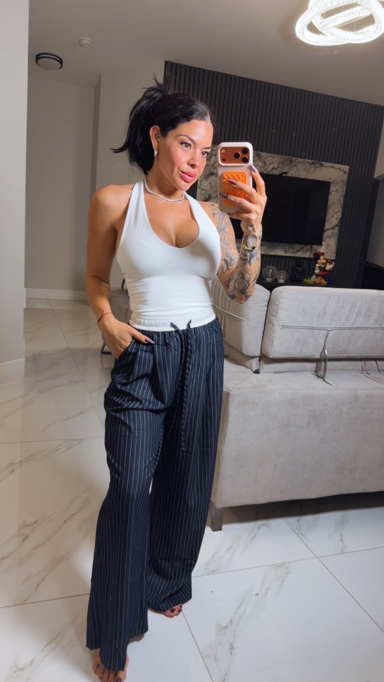Lea striped Pants