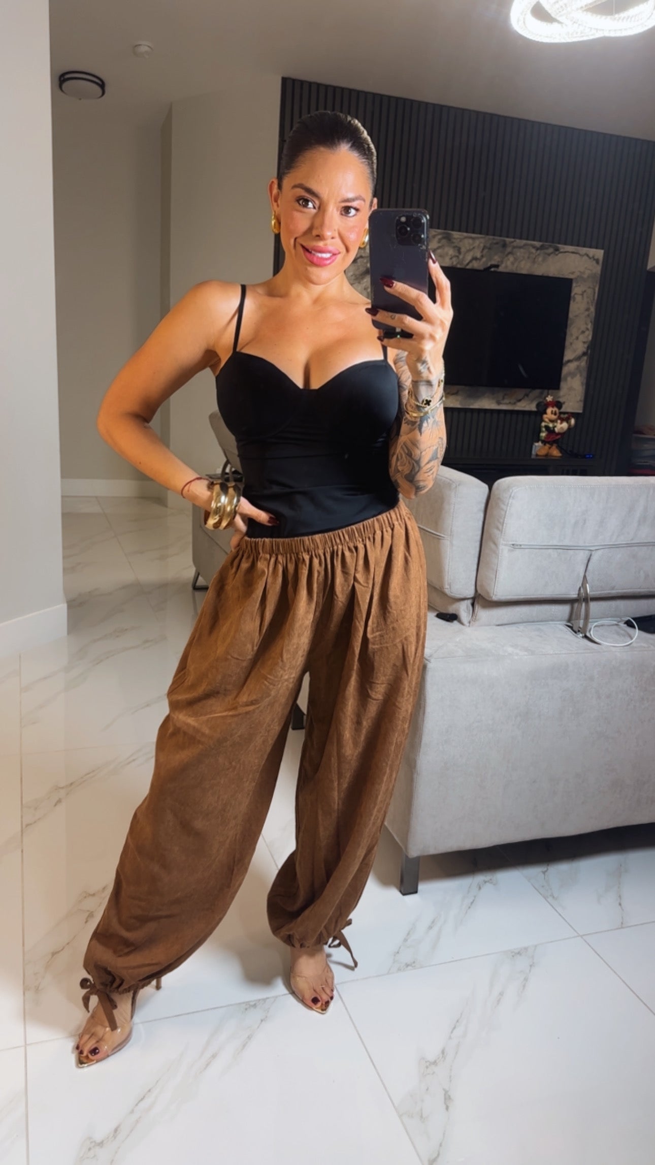 Terciopelo bubble pants