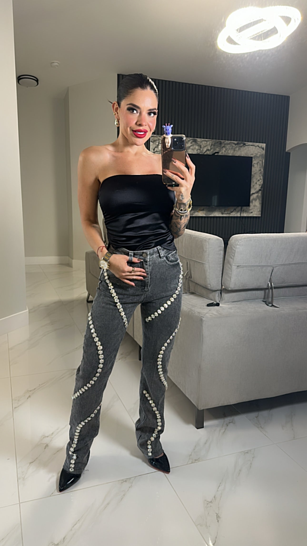 Straples Black Top
