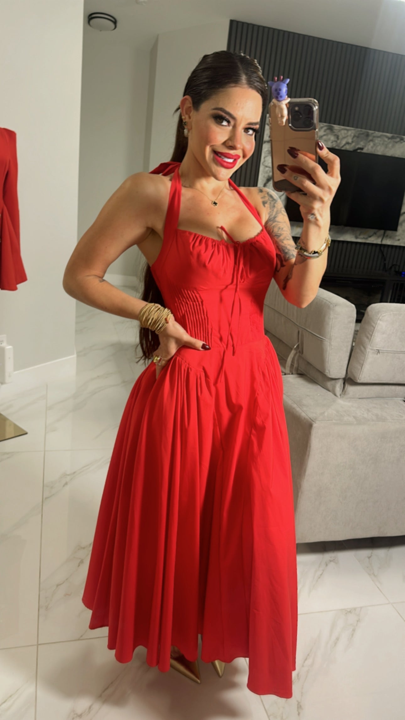 Valentina Red Dress