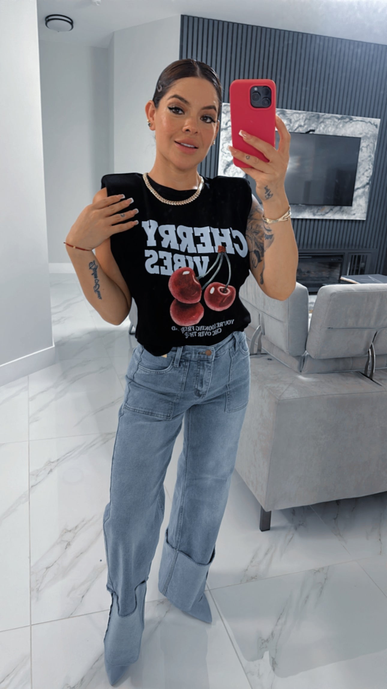 Cherry blusa