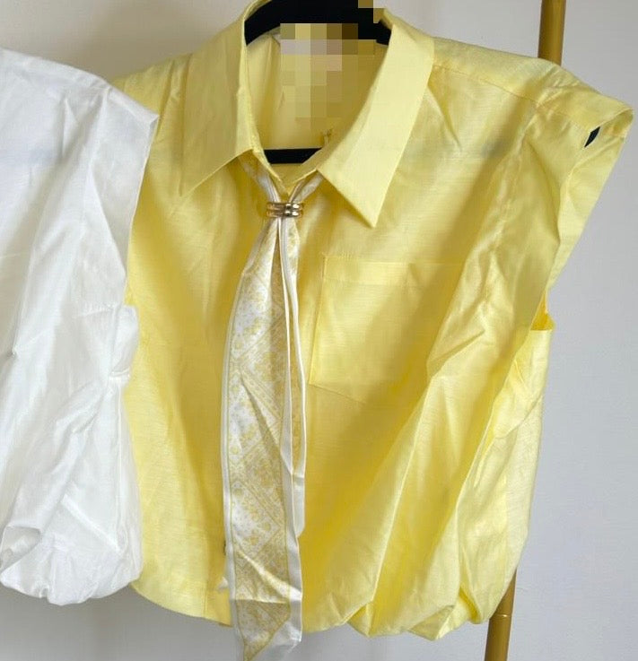 Nudo butter yelow blusa