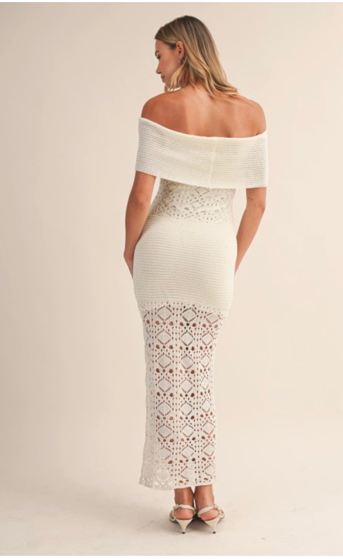 Ivory luna Dress
