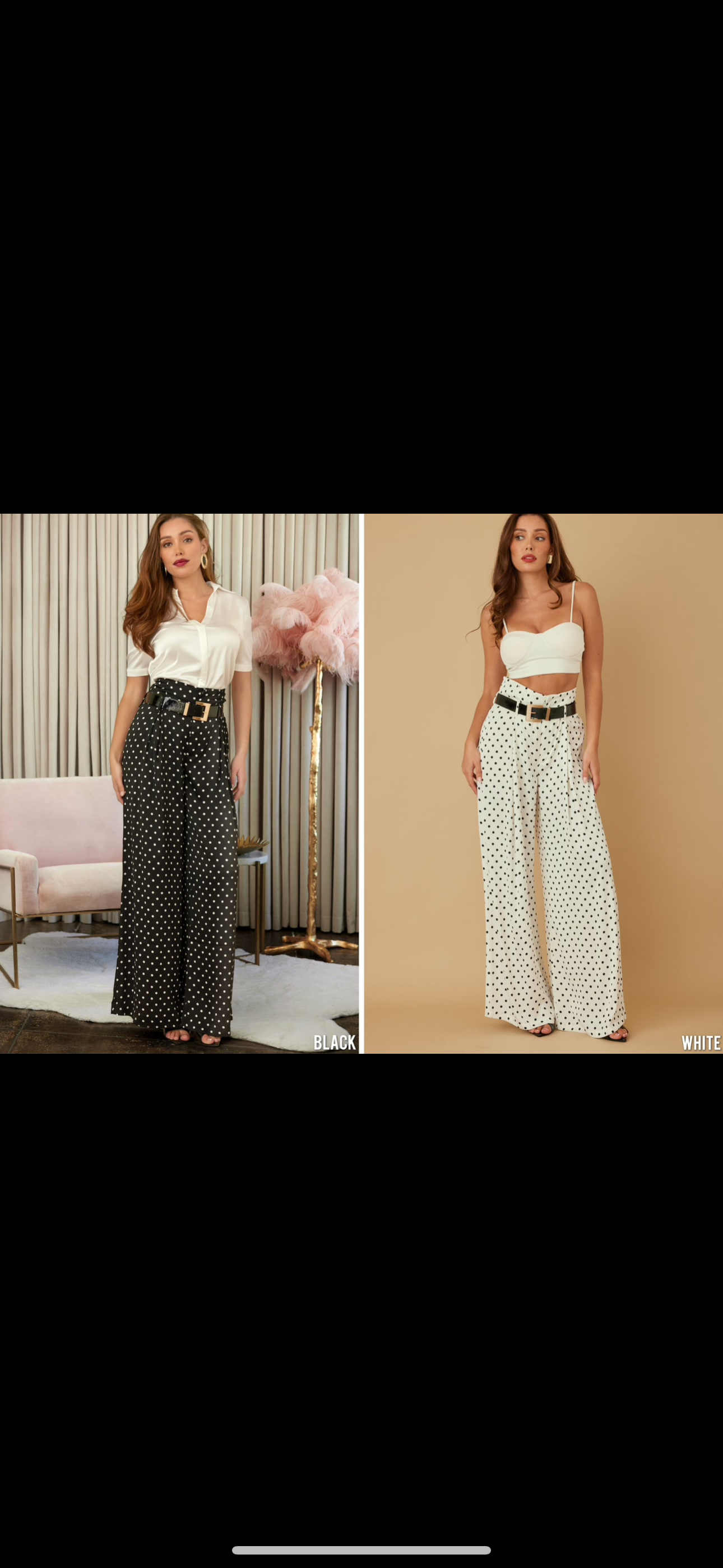 Lunares Palazo Pant