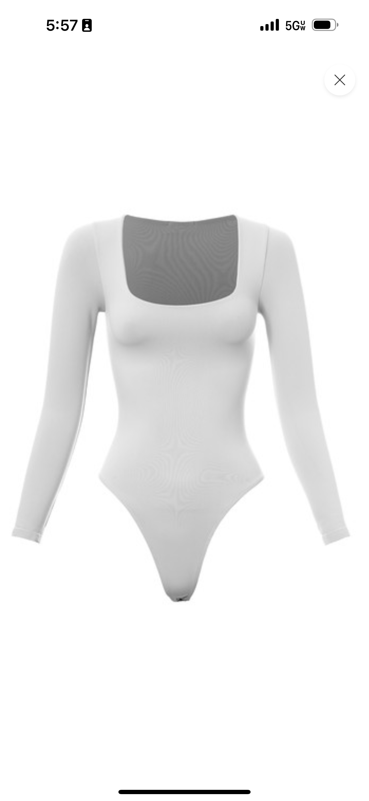 Body square neck