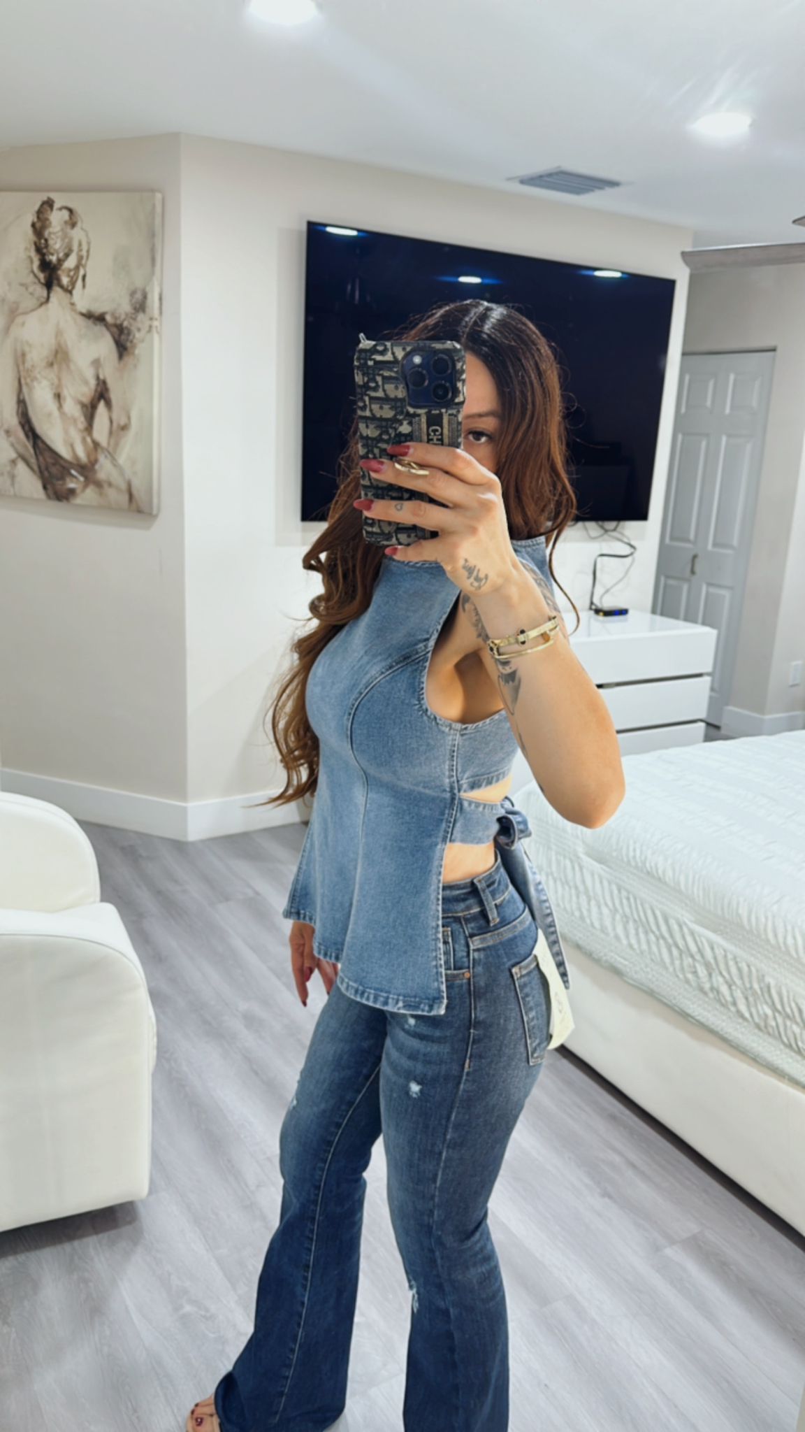 Top Blue Denim