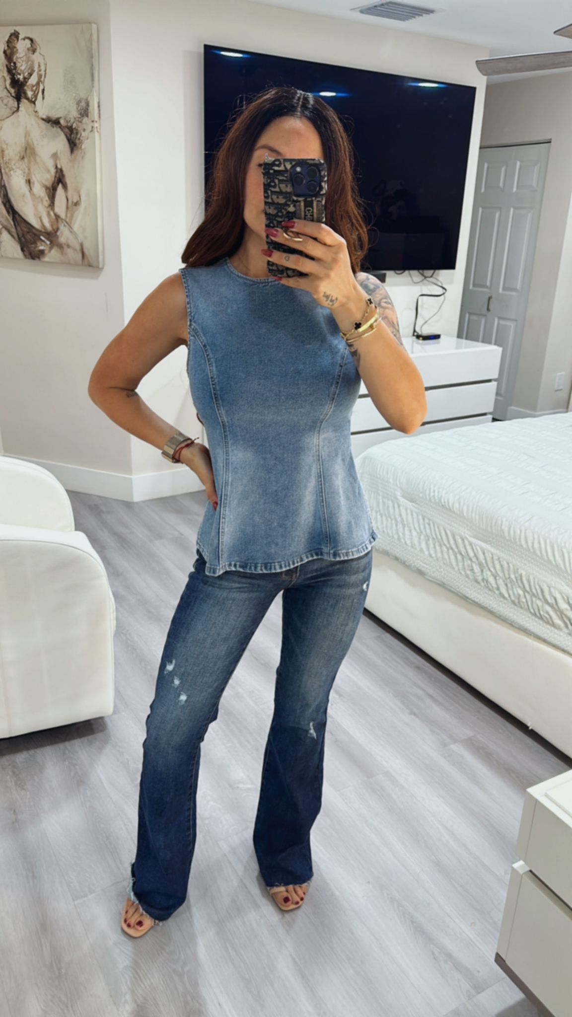 Top Blue Denim