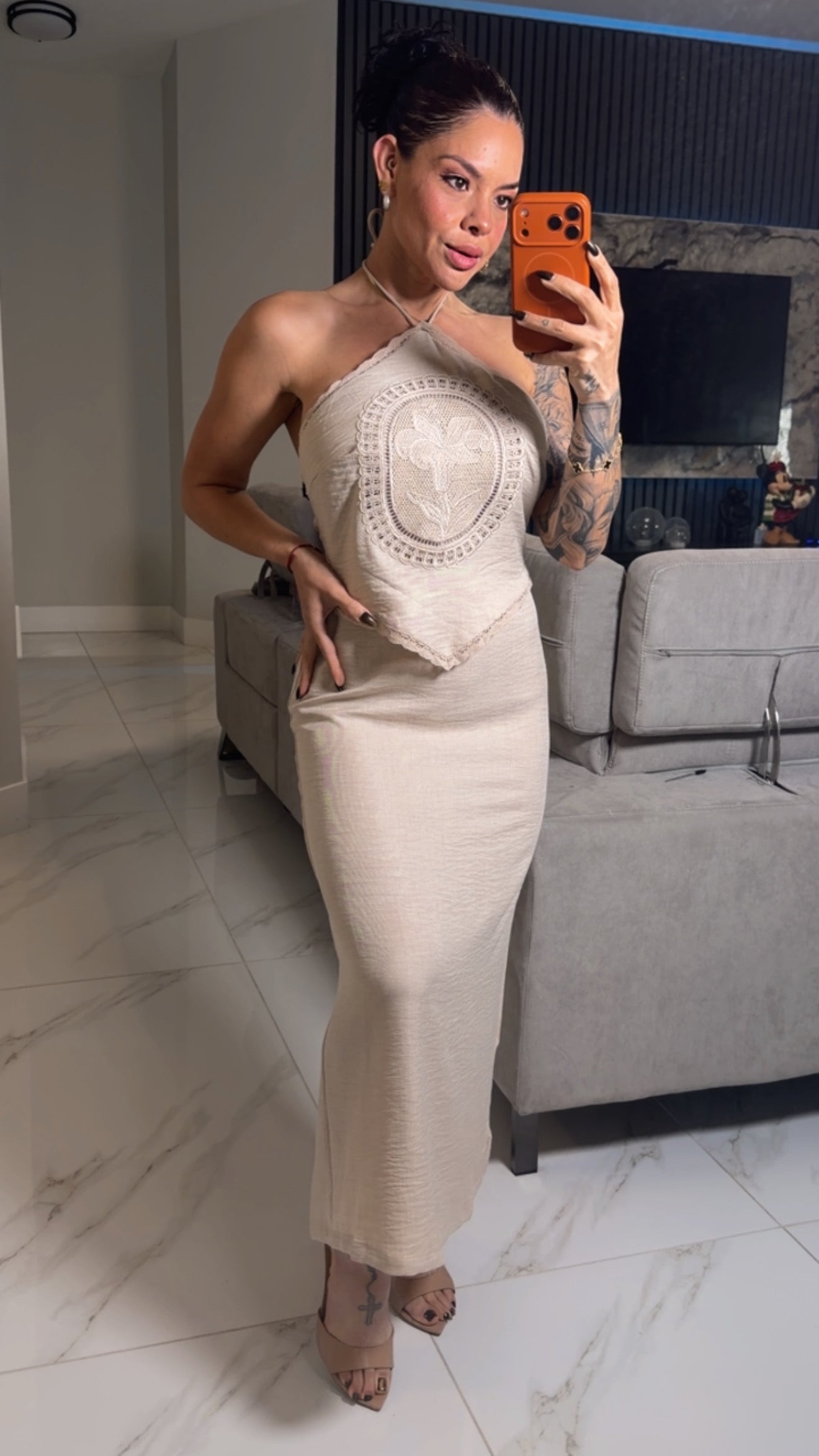 Milka midi dress