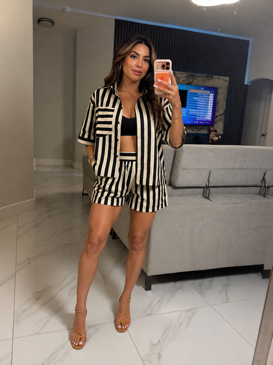Glam short set