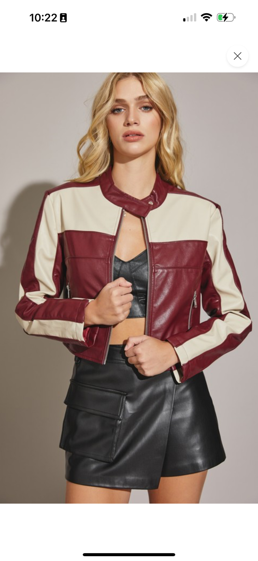Burgundy Jacket