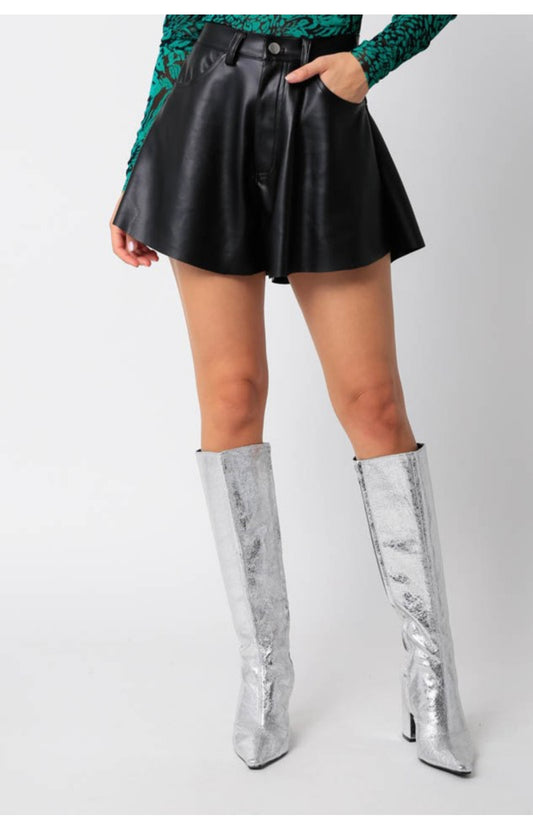 Claudia Leather short