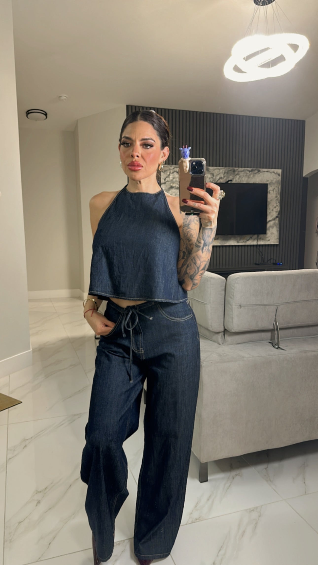 Dark Denim set