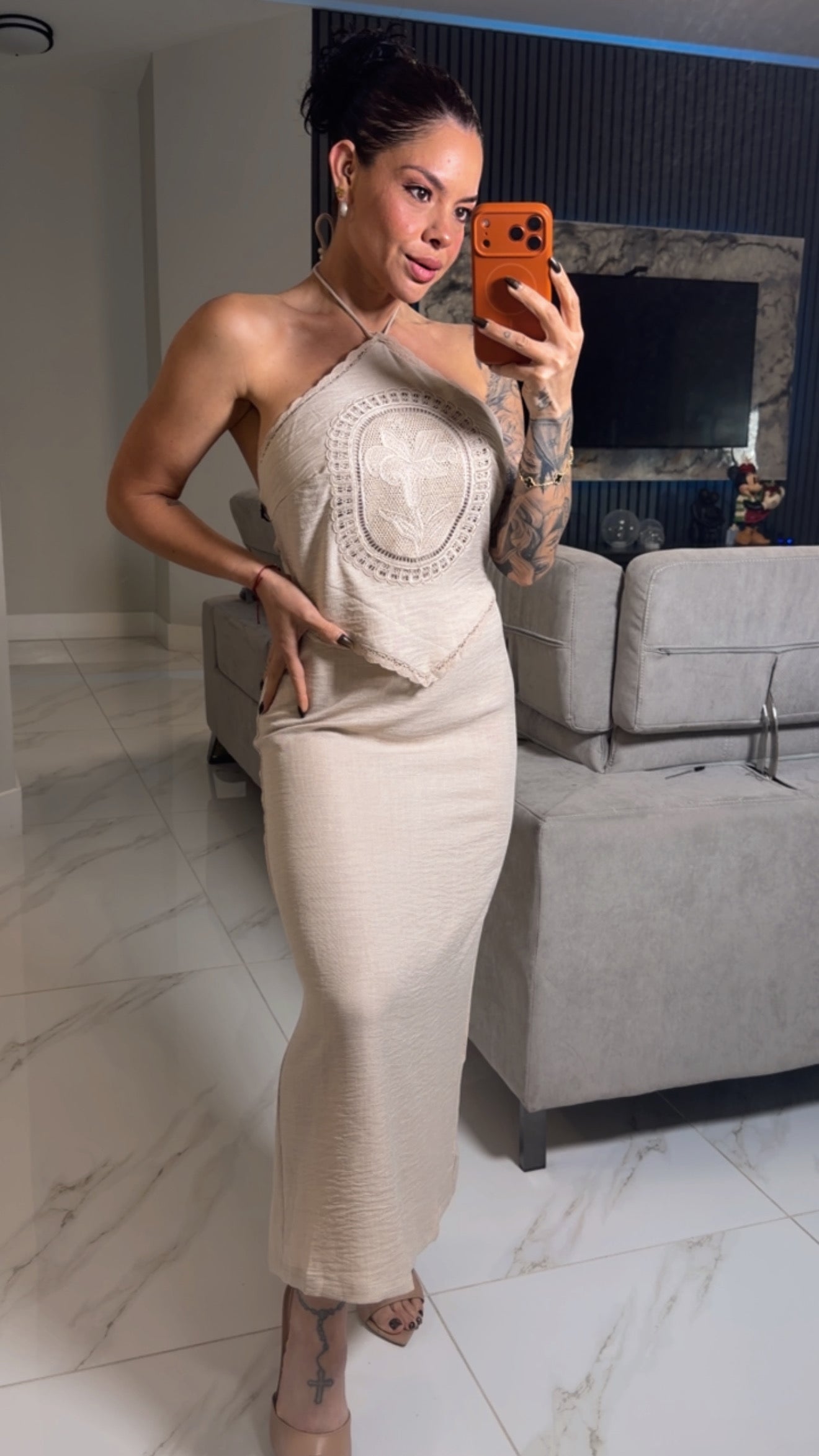 Milka midi dress