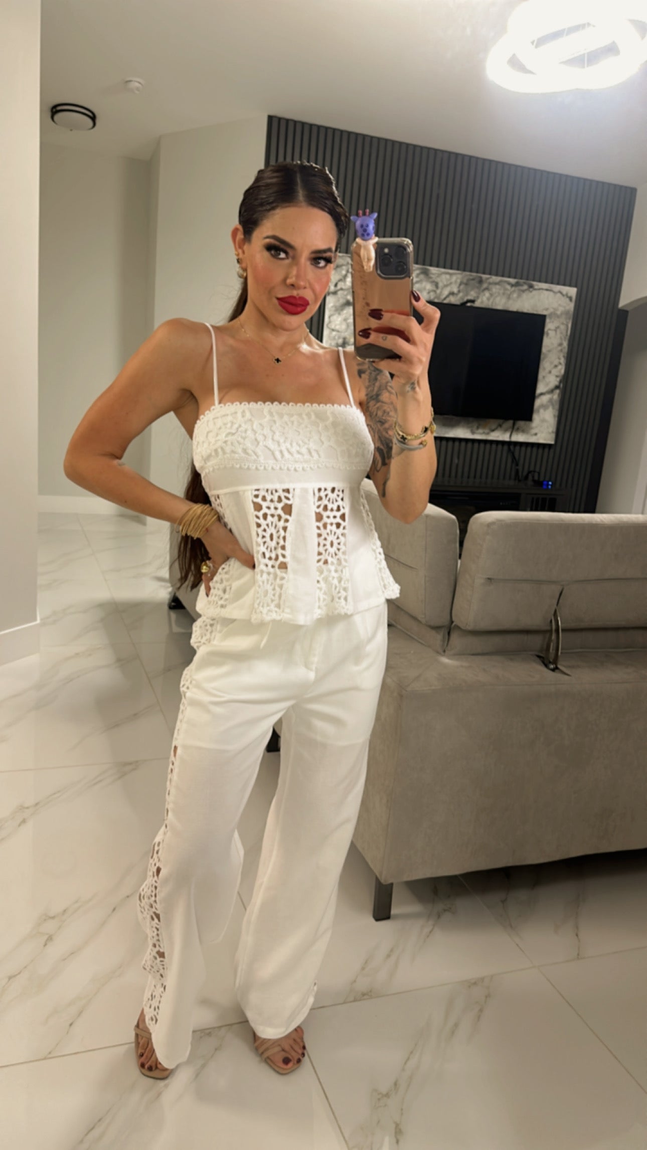 White Amalia set