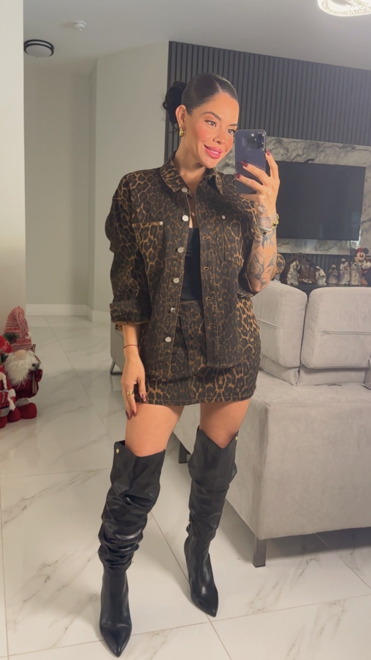 Amable animal print Jacket
