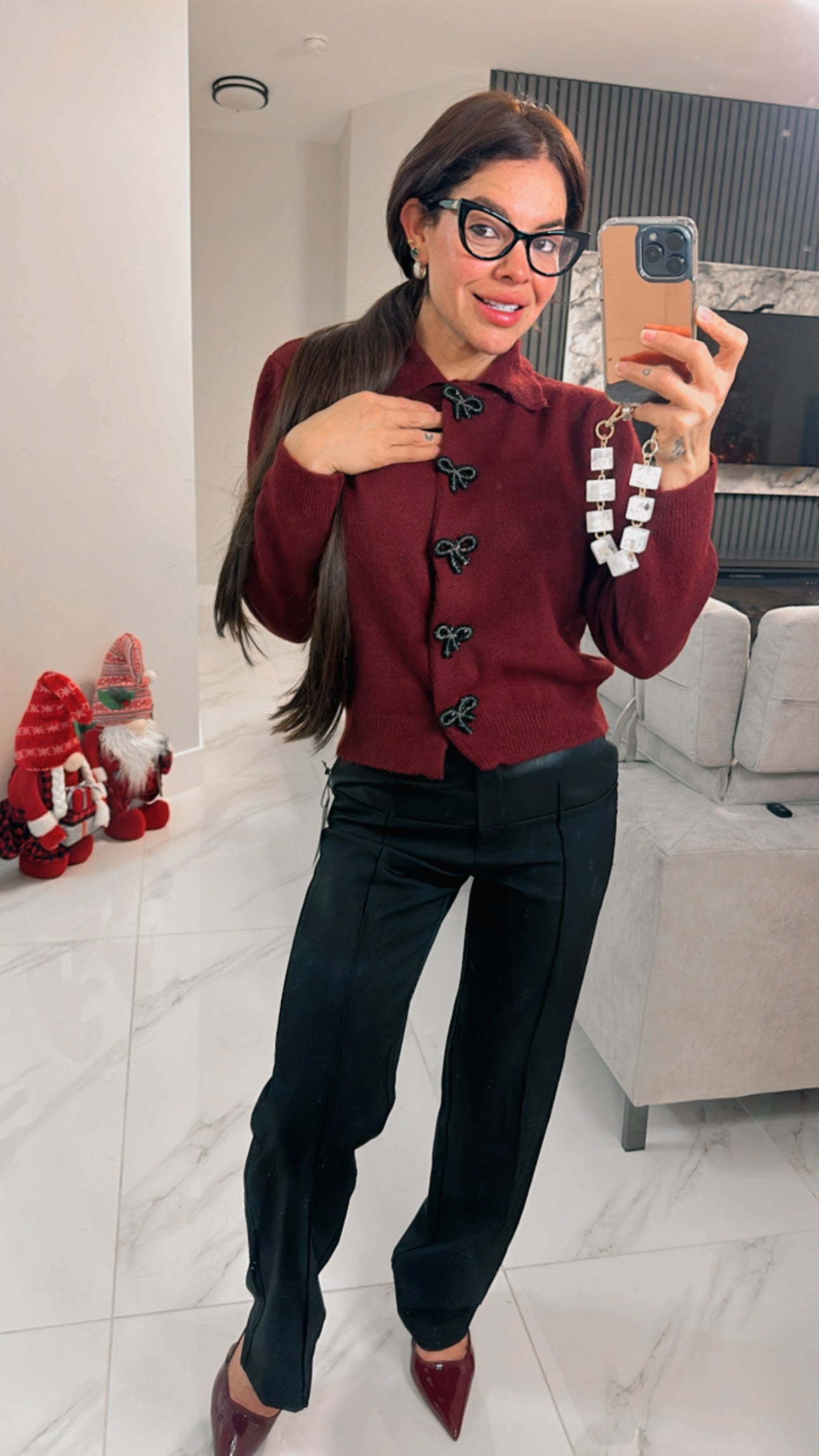 Sweater burgundy