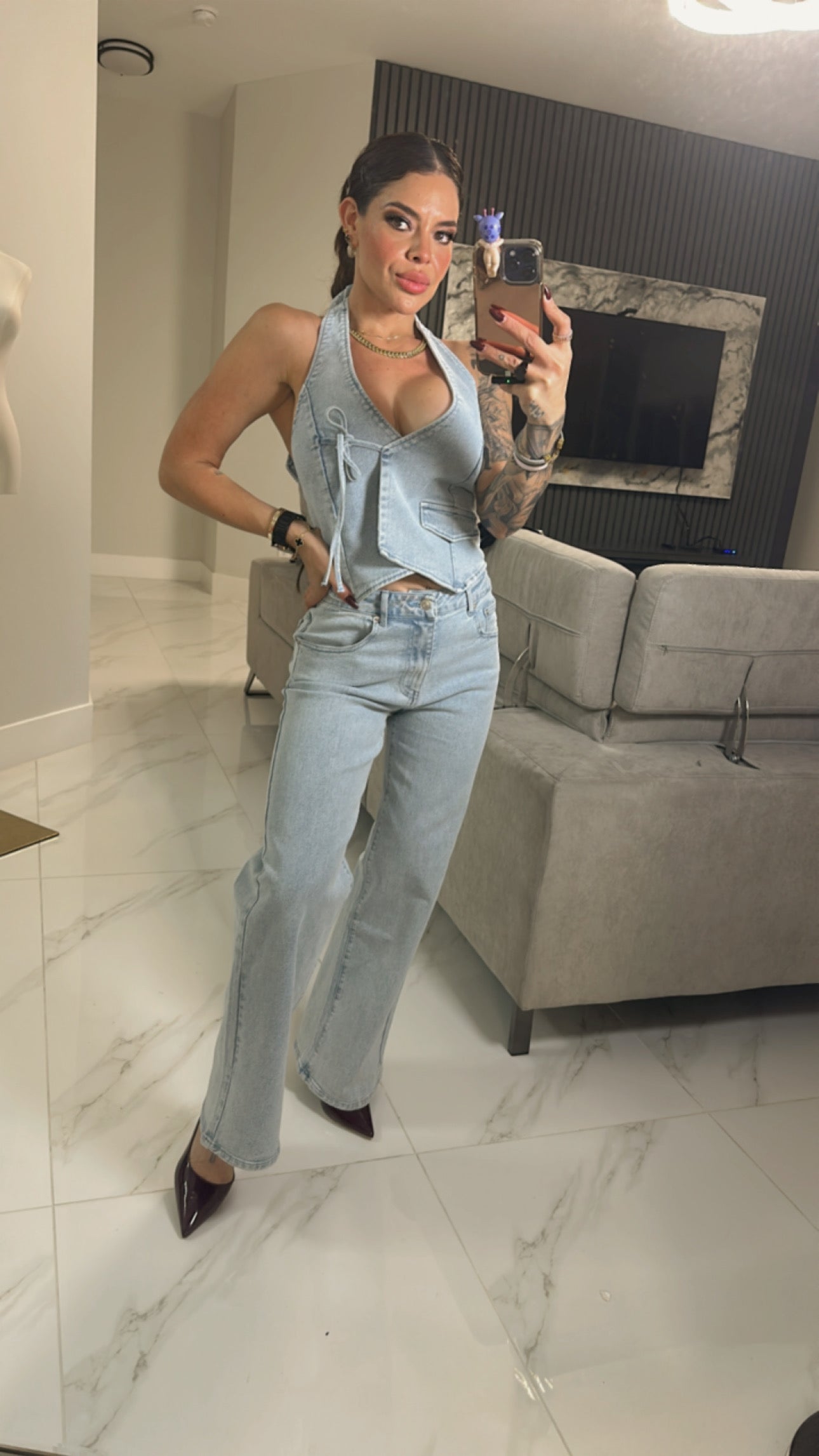 Lucrecia Denim Set