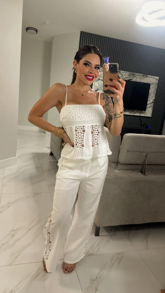 White Amalia set