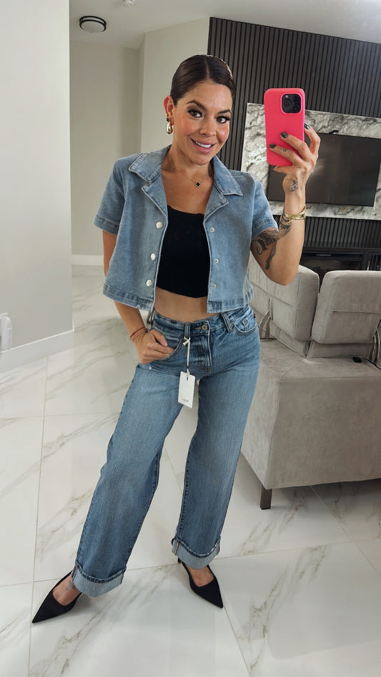 Denim Blusa Vest