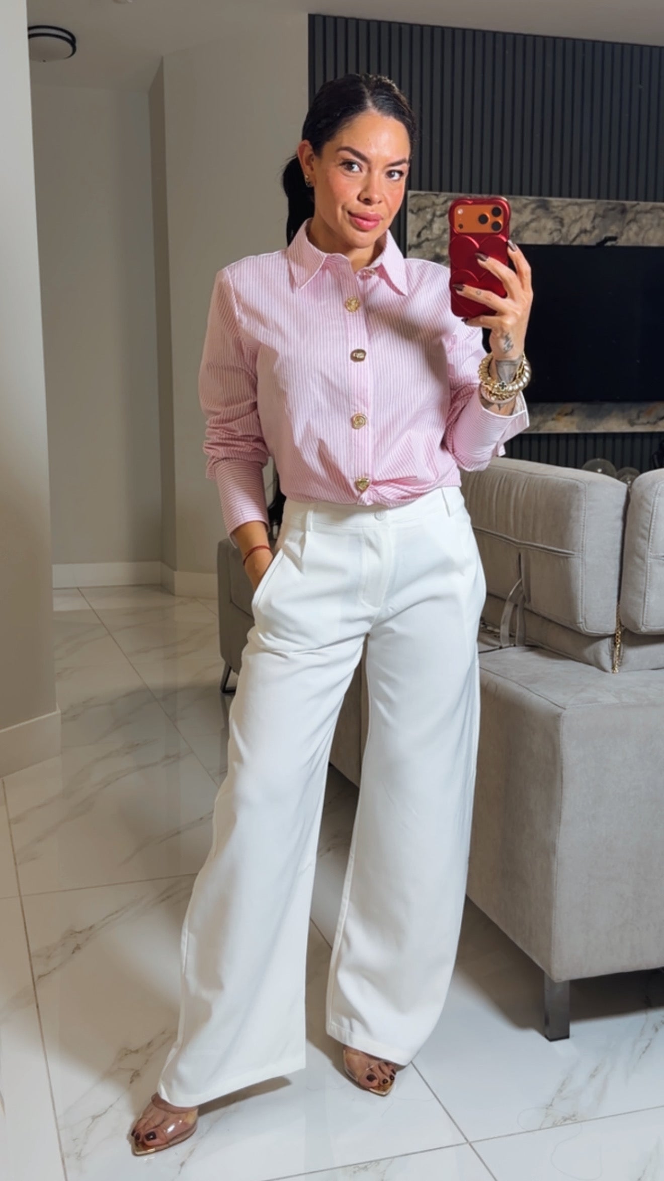 Aranza white pant