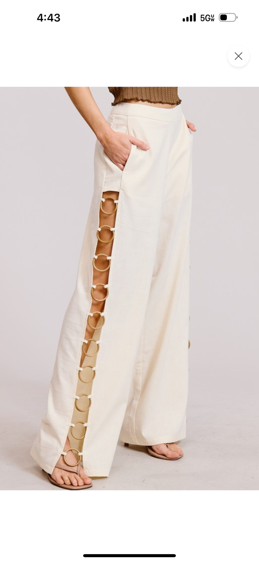 Beige Linen pants