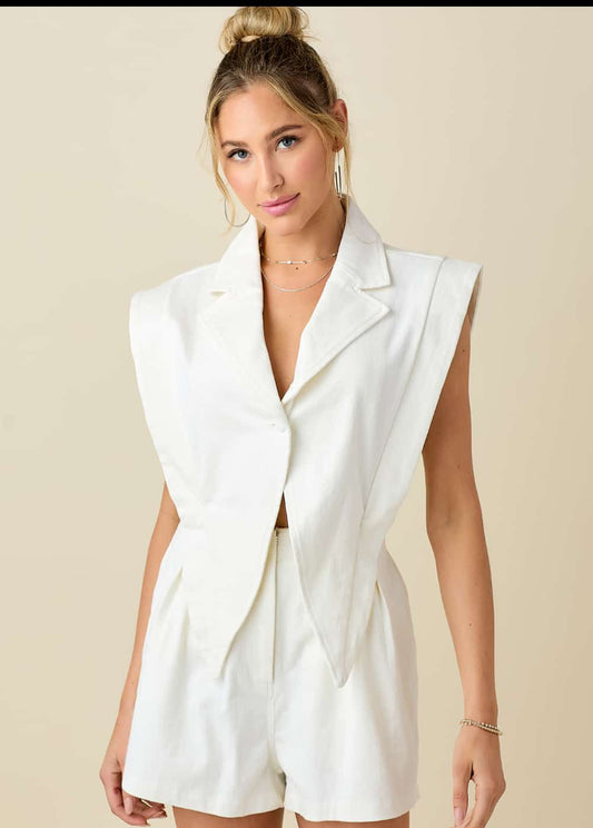 White Romper
