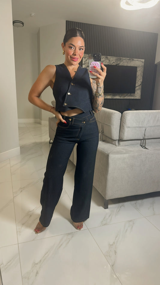 Mariana Dark Denim Set