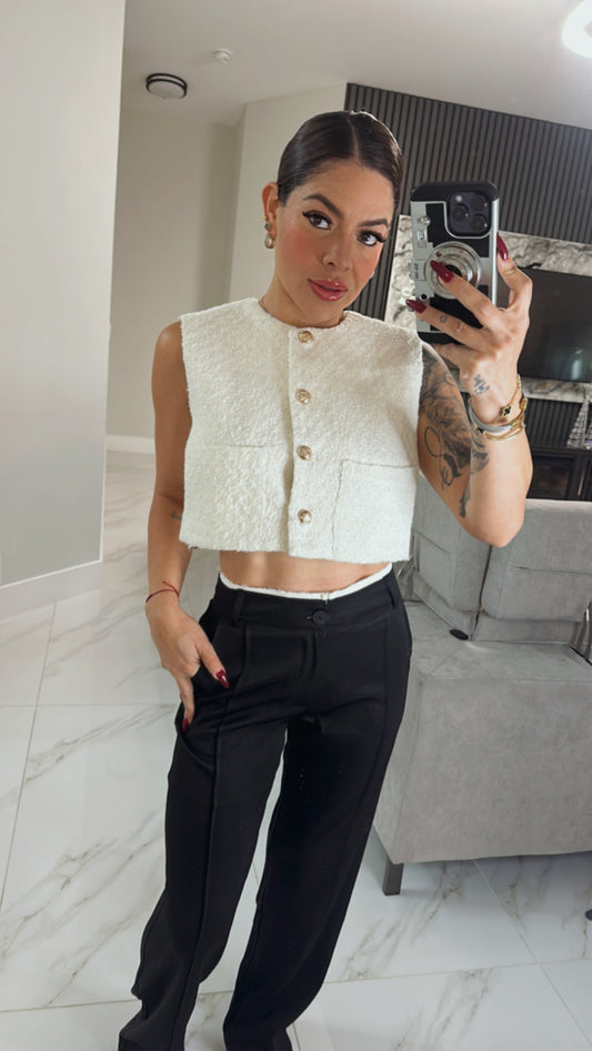 Off White TWEED VEST