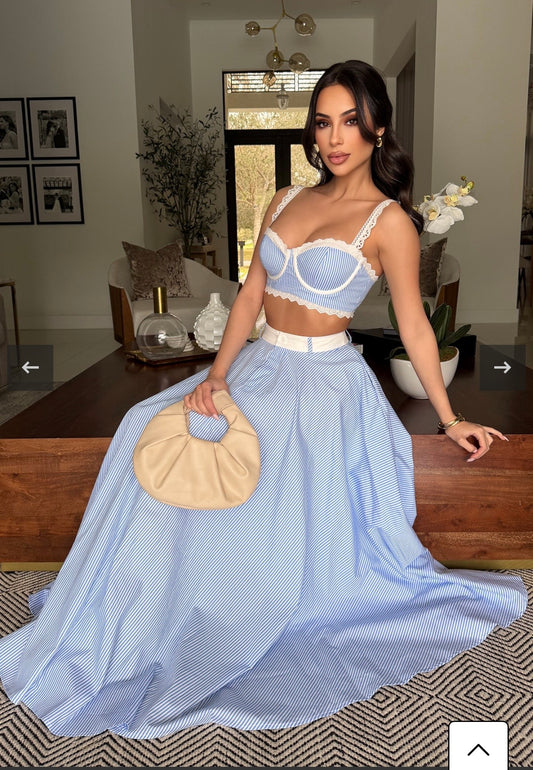 Celina Skirt set