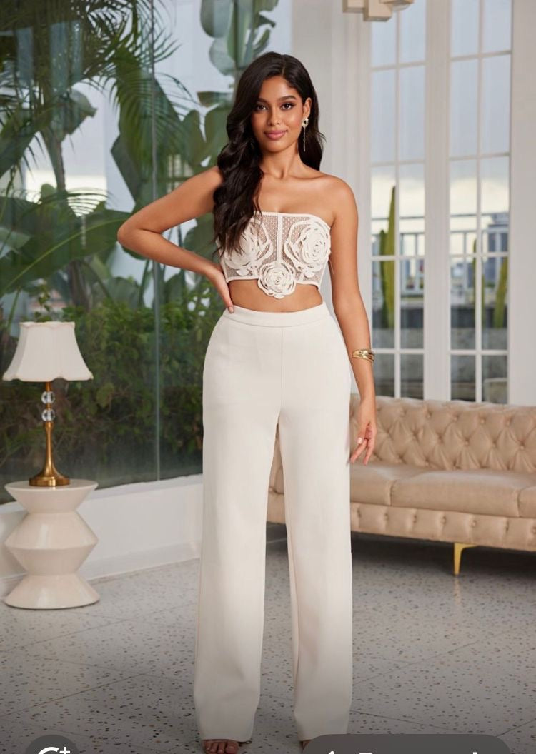 Liah Set off white