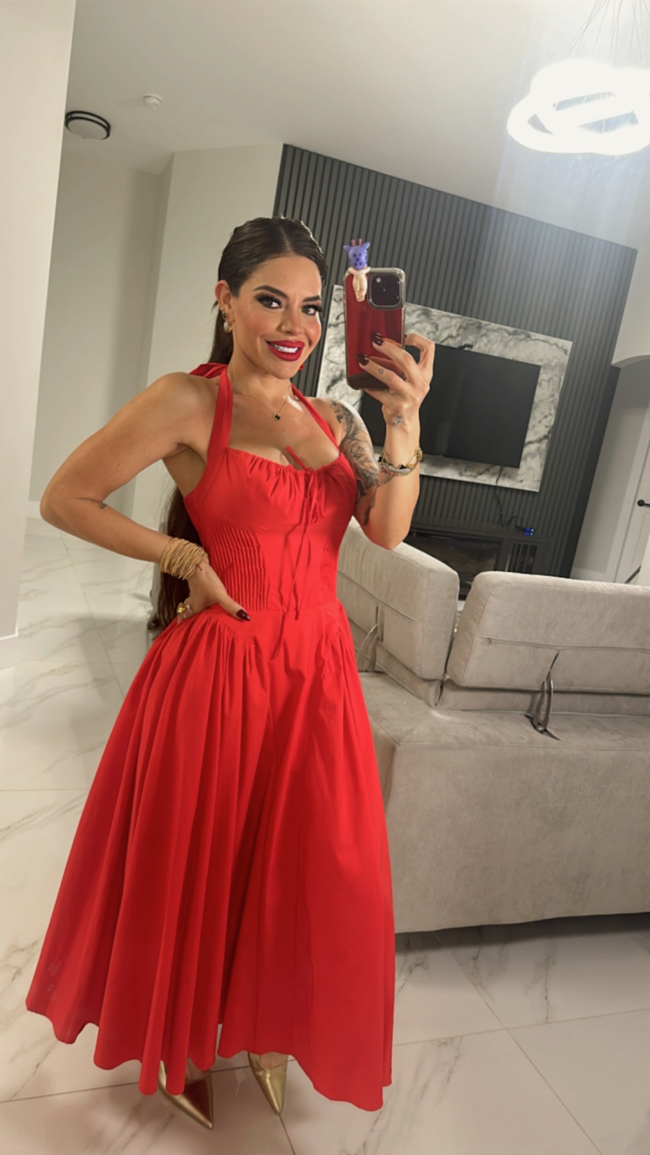 Valentina Red Dress