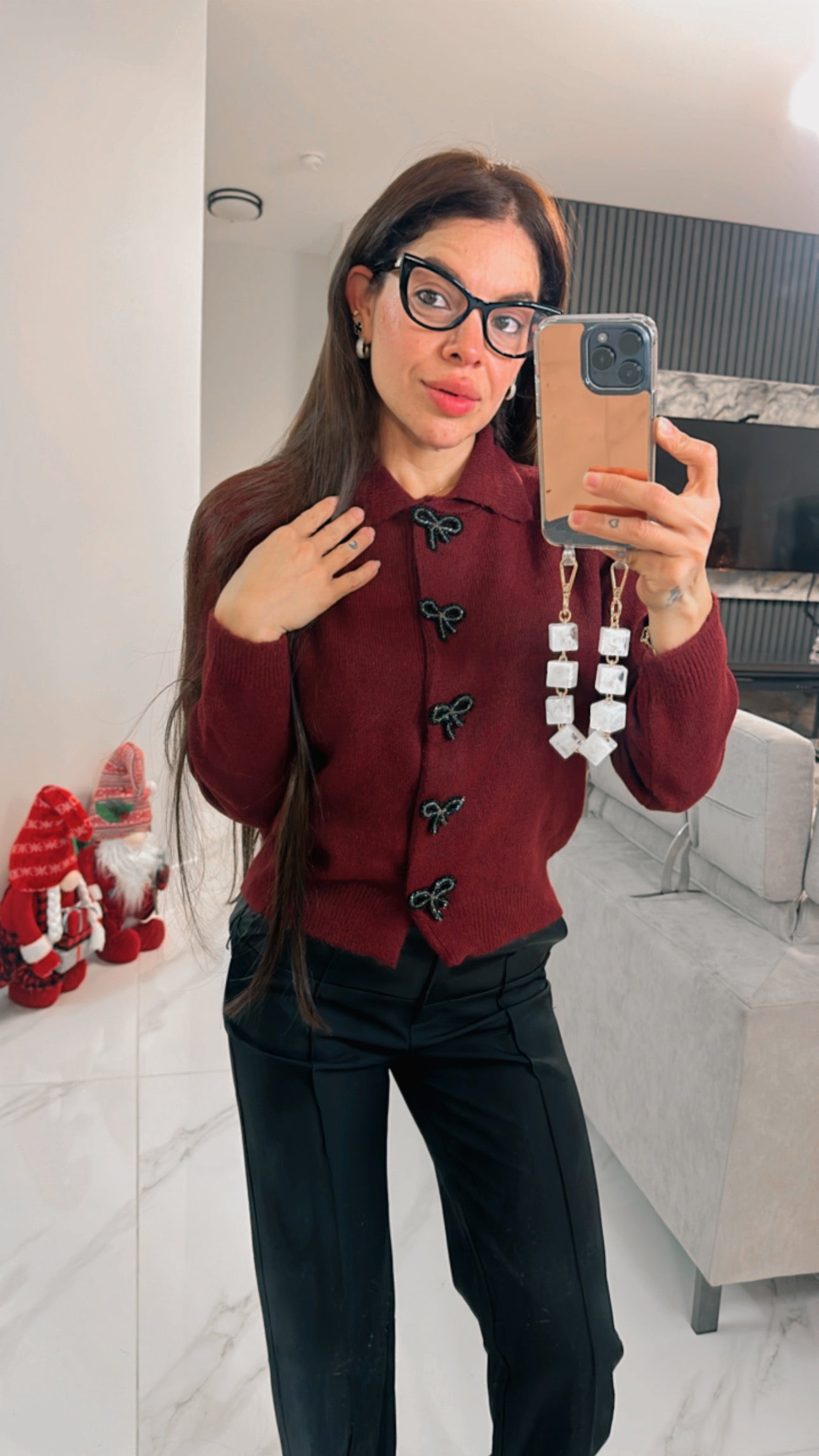 Sweater burgundy