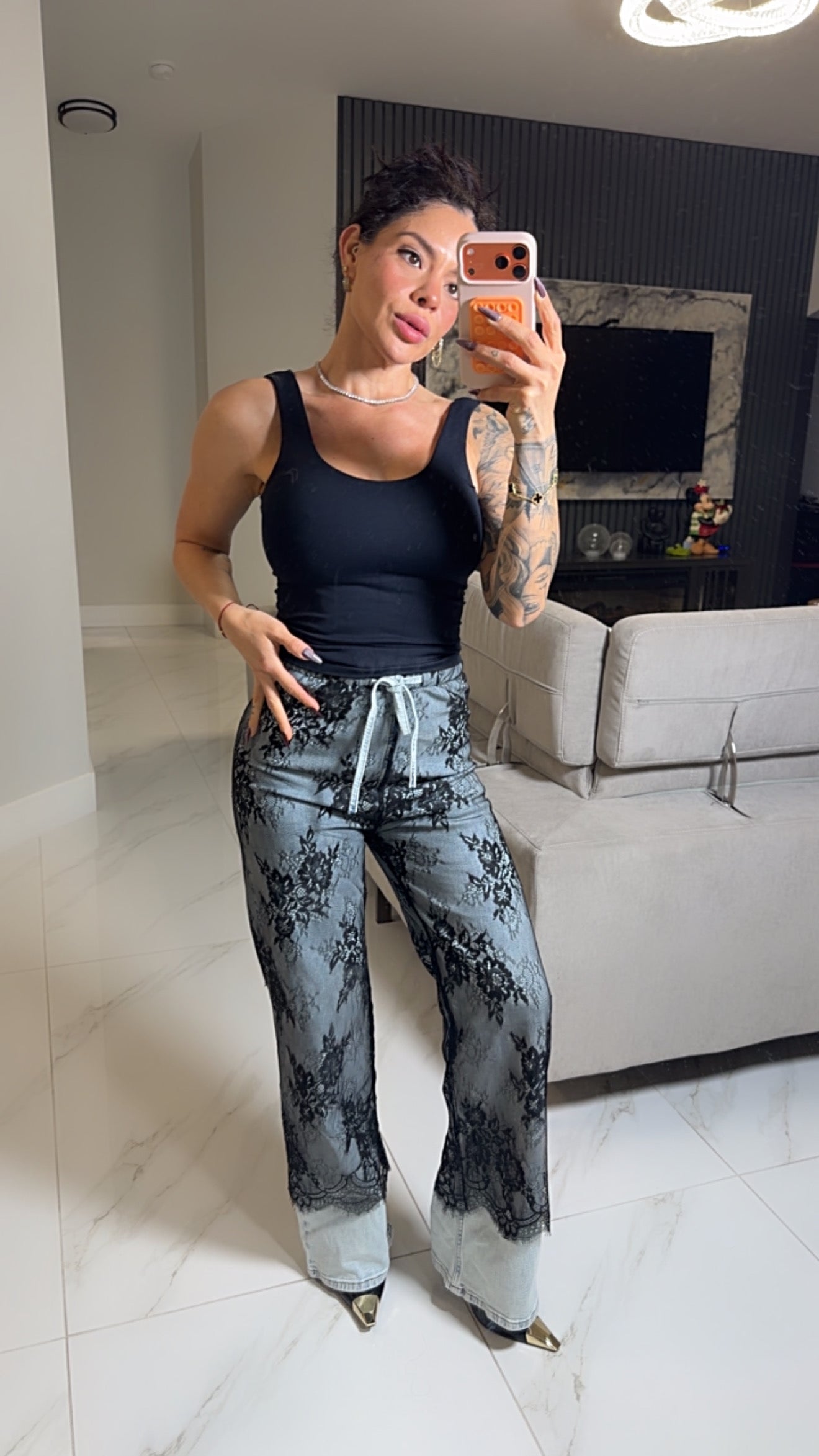 Lace Aurora Jeans