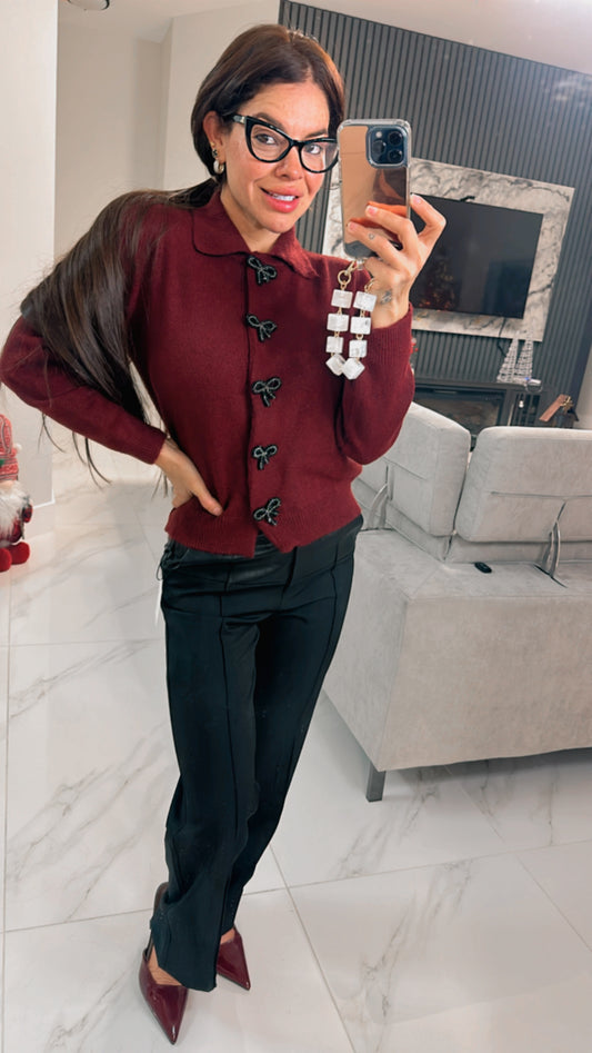 Sweater burgundy