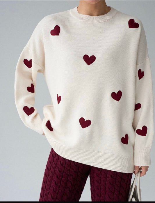 Heart sweater