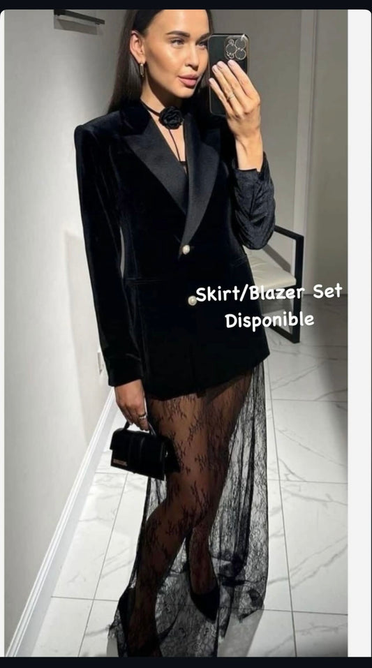Skirt Blazer Set
