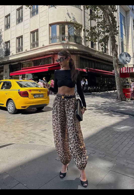 Leopard Pant